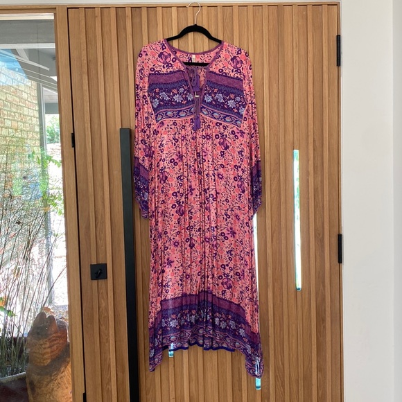 Spell OG Folk Town Boho Blossom Dress - Sz M - Picture 3 of 16